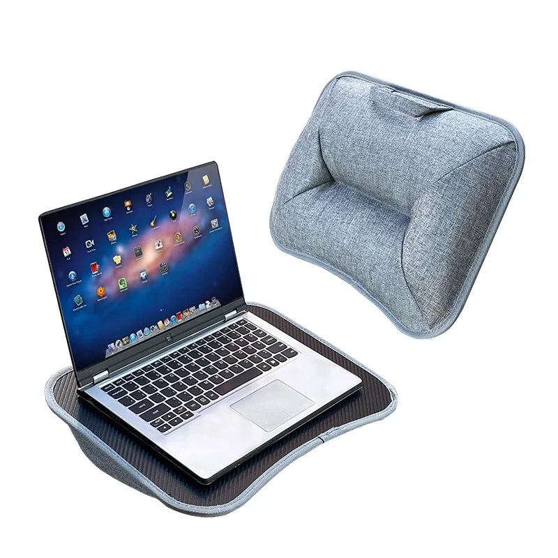 Support ordinateur genoux - Coussin pour ordinateur portable avec support  pour genoux